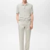 Schmal geschnittene Hose aus 100 % Leinen Schmal geschnittene Hose aus 100 % Leinen