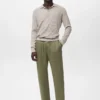 Schmal geschnittene Hose mit Kordelzug Schmal geschnittene Hose mit Kordelzug