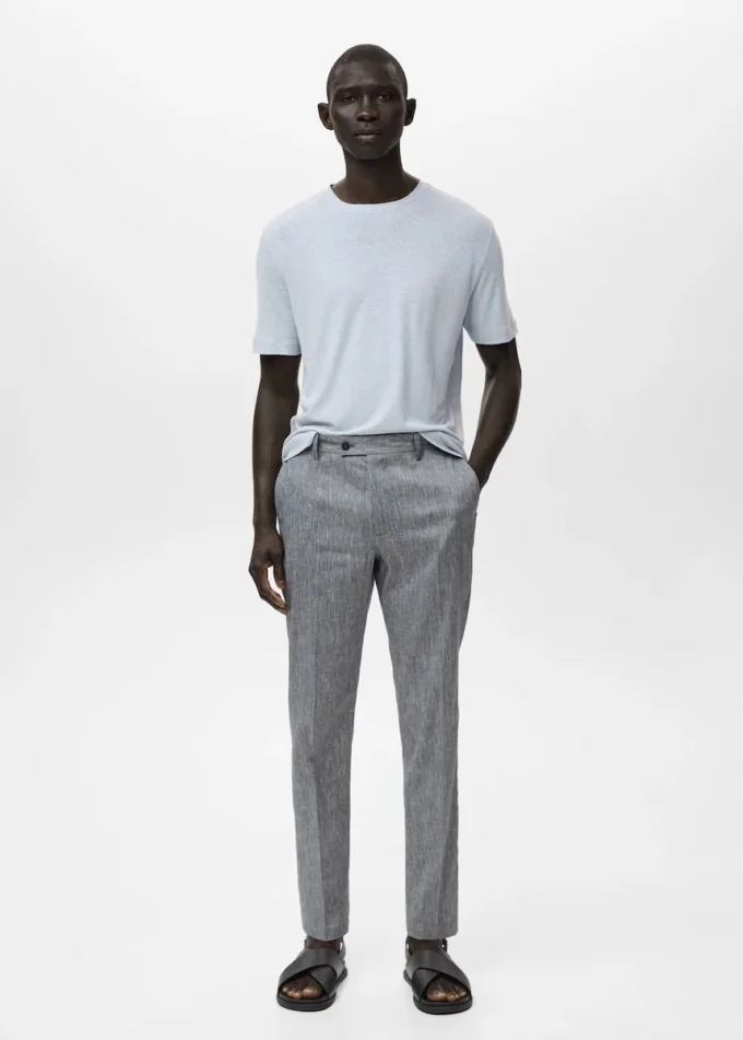 Schmal geschnittene Leinenhose Schmal geschnittene Leinenhose