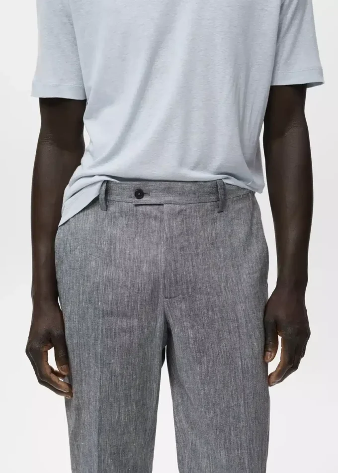 Schmal geschnittene Leinenhose Schmal geschnittene Leinenhose