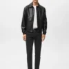 Schmal geschnittene schwarze Jan-Jeans Schmal geschnittene schwarze Jan-Jeans