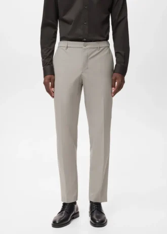 Schmal geschnittene, thermoregulierende Hose