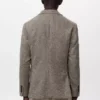 Schmal geschnittener Blazer aus Wollmischung Schmal geschnittener Blazer aus Wollmischung