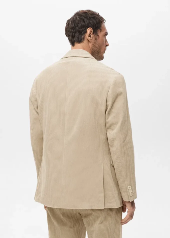 Schmal geschnittener Cordblazer Schmal geschnittener Cordblazer