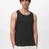 Schmal geschnittenes, geripptes Tanktop Schmal geschnittenes, geripptes Tanktop