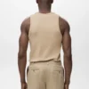 Schmal geschnittenes, geripptes Tanktop Schmal geschnittenes, geripptes Tanktop