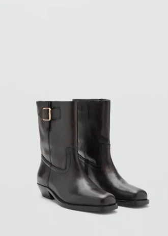 Schnallen-Stiefeletten