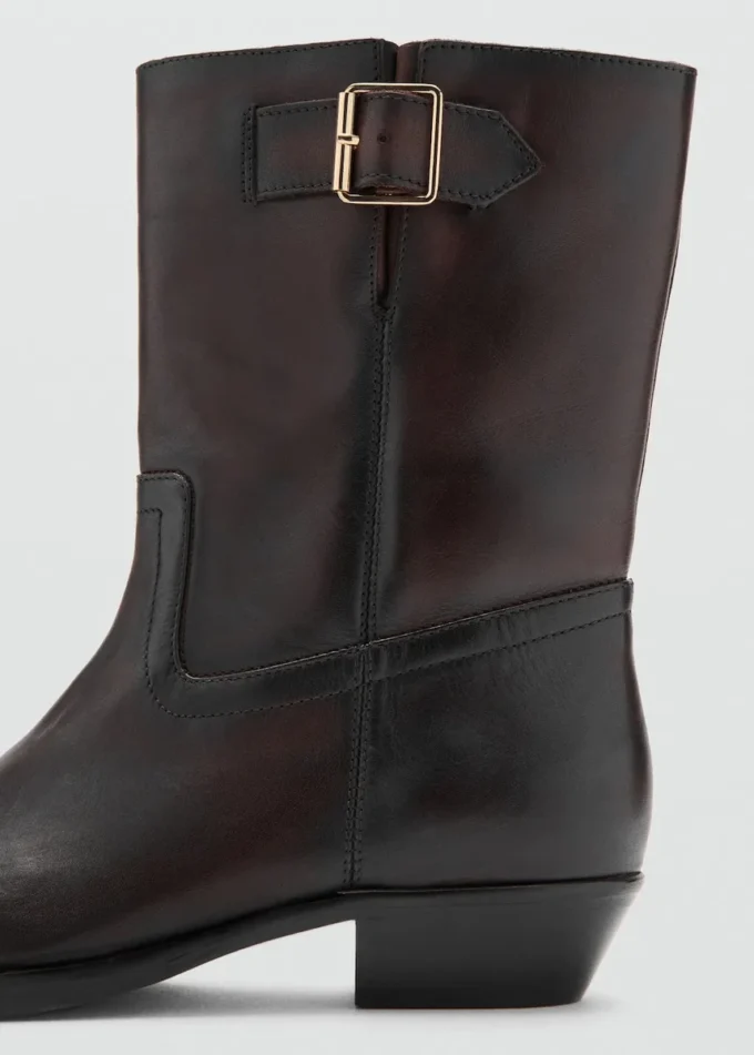 Schnallen-Stiefeletten