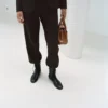 Schnürbare Lederstiefeletten Schnürbare Lederstiefeletten