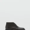 Schnürbare Lederstiefeletten Schnürbare Lederstiefeletten