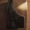 Schnürbare Lederstiefeletten Schnürbare Lederstiefeletten
