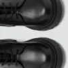 Schnürbare Lederstiefeletten Schnürbare Lederstiefeletten