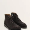 Schnürbare Lederstiefeletten Schnürbare Lederstiefeletten