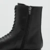Schnürbare Lederstiefeletten Schnürbare Lederstiefeletten