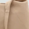 Schultertasche aus Wildleder