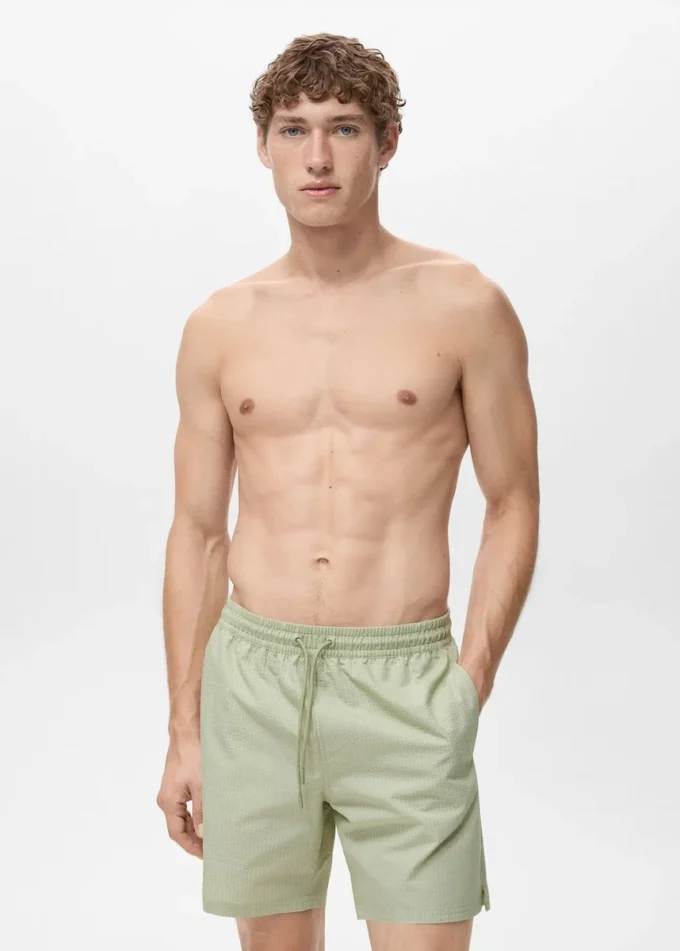 Seersucker-Badehose Seersucker-Badehose