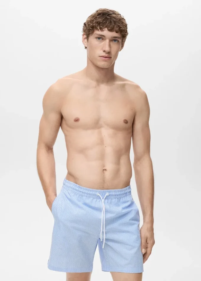 Seersucker-Badehose Seersucker-Badehose