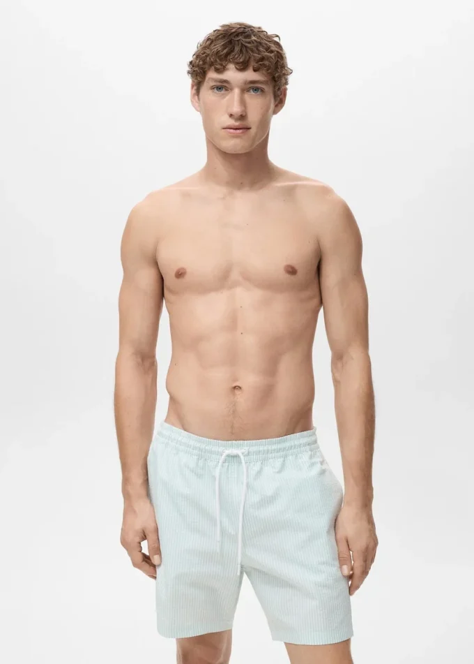 Seersucker-Badehose Seersucker-Badehose