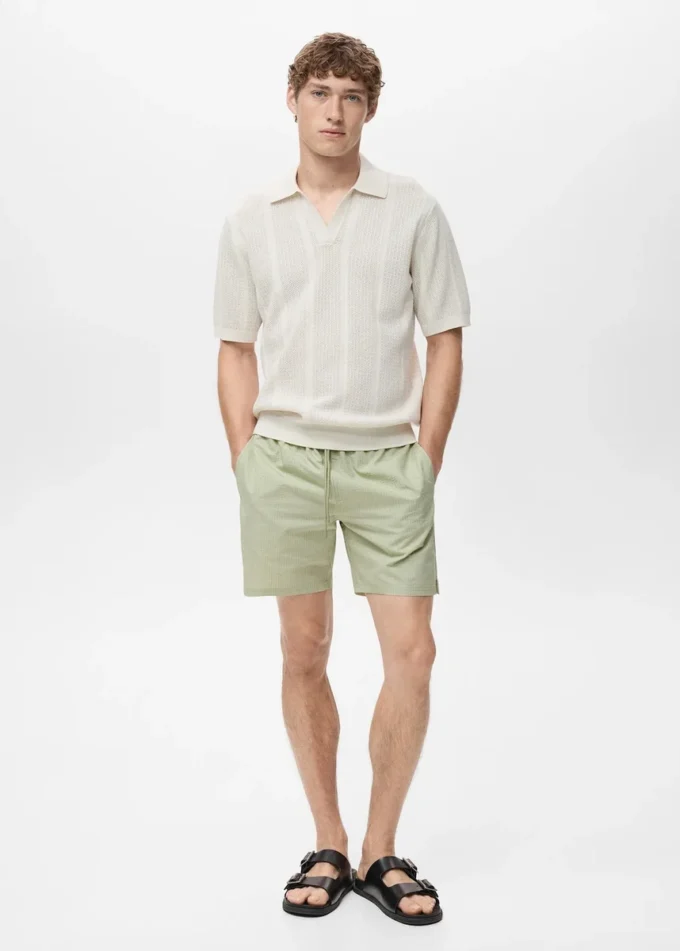 Seersucker-Badehose Seersucker-Badehose