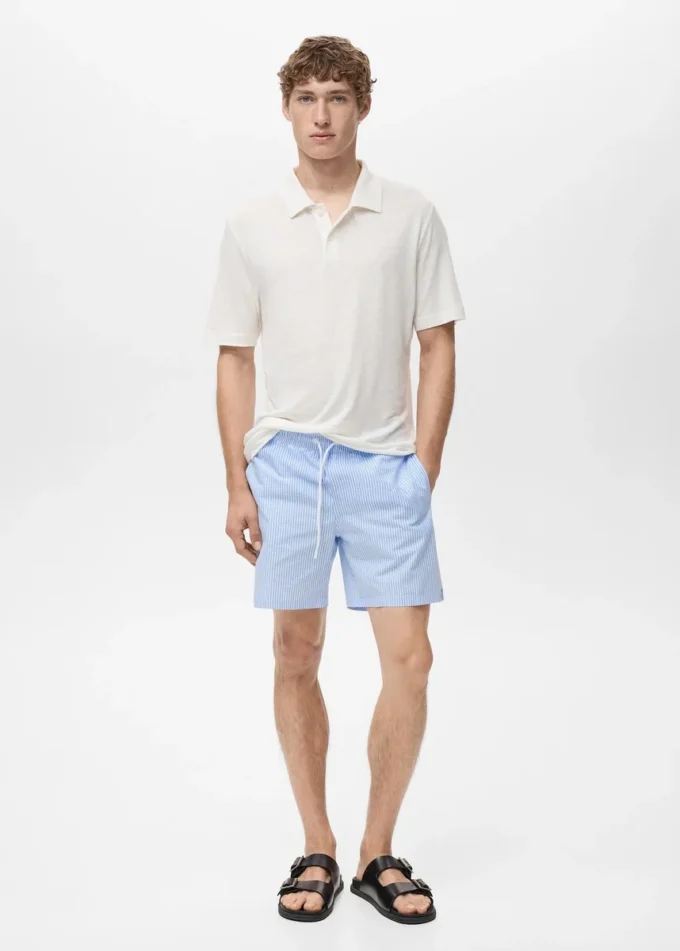 Seersucker-Badehose Seersucker-Badehose