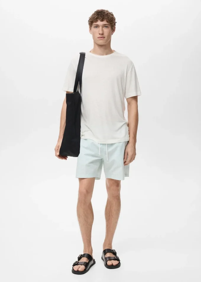 Seersucker-Badehose Seersucker-Badehose