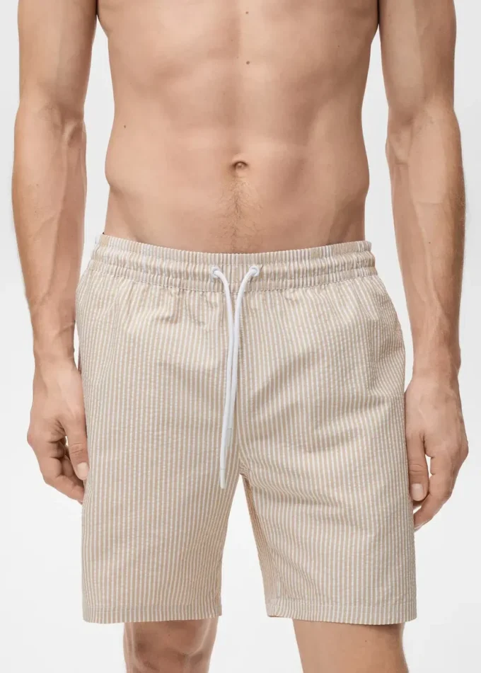 Seersucker-Badehose Seersucker-Badehose