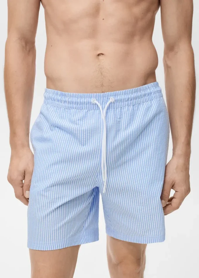 Seersucker-Badehose Seersucker-Badehose