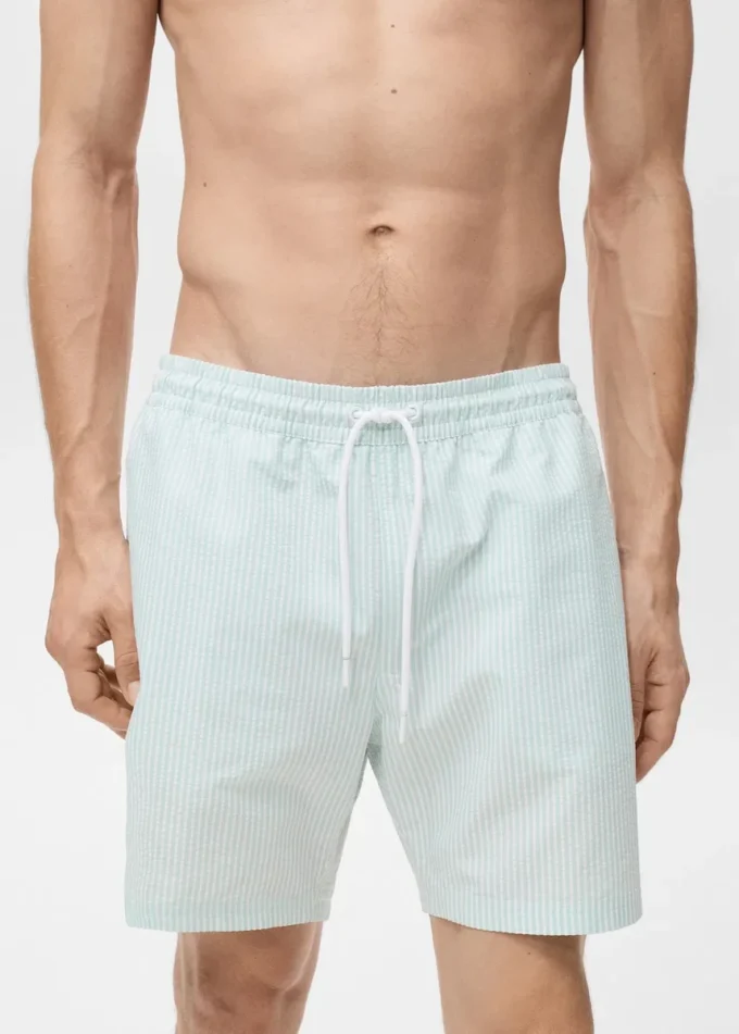 Seersucker-Badehose Seersucker-Badehose