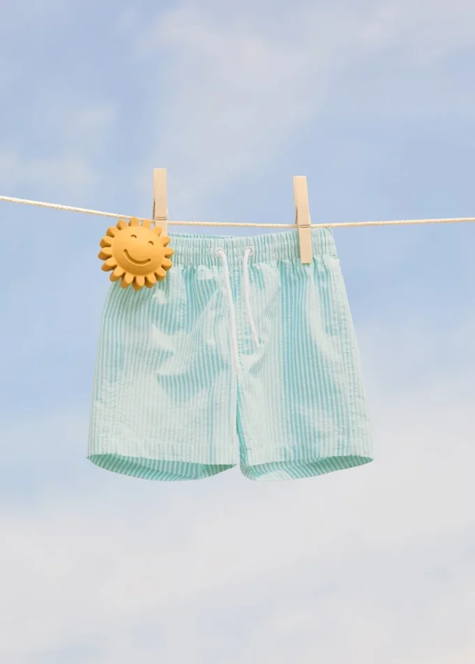 Seersucker-Streifen-Badehose Seersucker-Streifen-Badehose