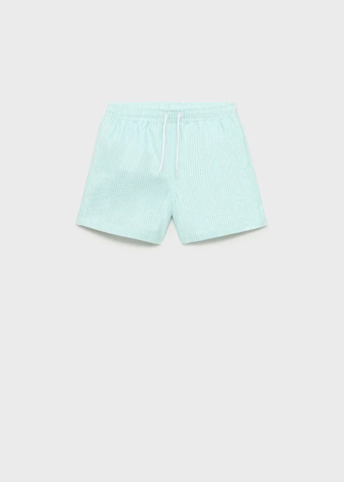 Seersucker-Streifen-Badehose Seersucker-Streifen-Badehose