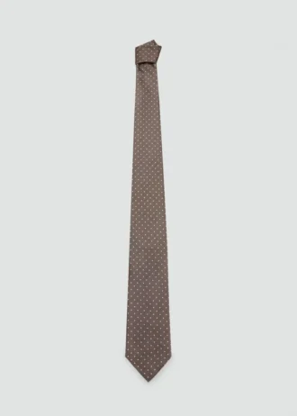 Seidenkrawatte mit Polka-Dot-Muster