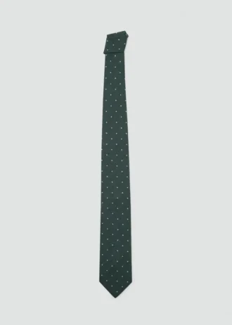 Seidenkrawatte mit Polka-Dot-Muster