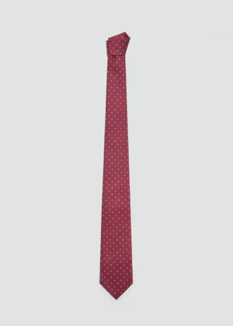 Seidenkrawatte mit Polka-Dot-Muster