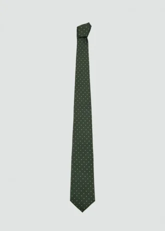 Seidenkrawatte mit Polka-Dot-Muster