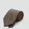 Seidenkrawatte mit Polka-Dot-Muster Seidenkrawatte mit Polka-Dot-Muster