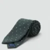 Seidenkrawatte mit Polka-Dot-Muster Seidenkrawatte mit Polka-Dot-Muster