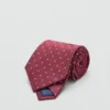 Seidenkrawatte mit Polka-Dot-Muster Seidenkrawatte mit Polka-Dot-Muster
