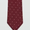 Seidenkrawatte mit Polka-Dot-Muster Seidenkrawatte mit Polka-Dot-Muster