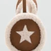 Shearling-Sternentasche