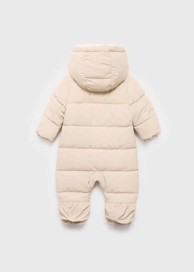 Sherpa-Jumpsuit mit Kapuze Sherpa-Jumpsuit mit Kapuze