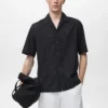Shirt mit gestickten Lochdetails Shirt mit gestickten Lochdetails