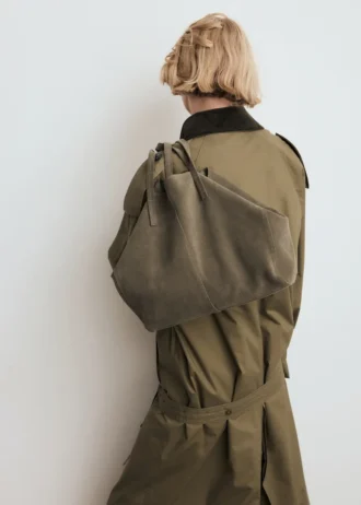 Shopper-Tasche aus Wildleder