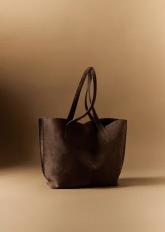 Shopper-Tasche aus Wildleder