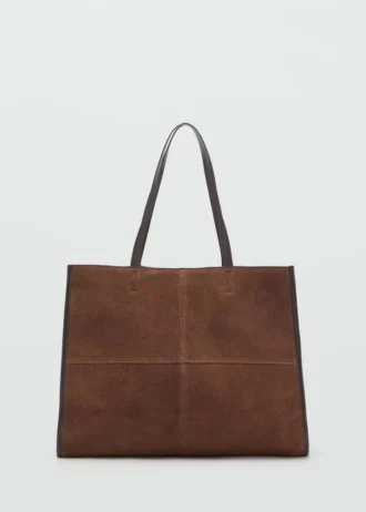 Shopper-Tasche aus Wildleder
