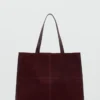 Shopper-Tasche aus Wildleder