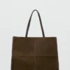 Shopper-Tasche aus Wildleder