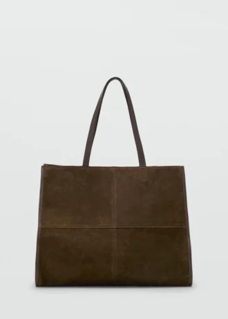 Shopper-Tasche aus Wildleder