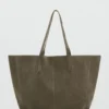 Shopper-Tasche aus Wildleder