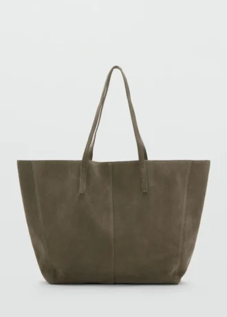 Shopper-Tasche aus Wildleder