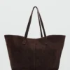 Shopper-Tasche aus Wildleder